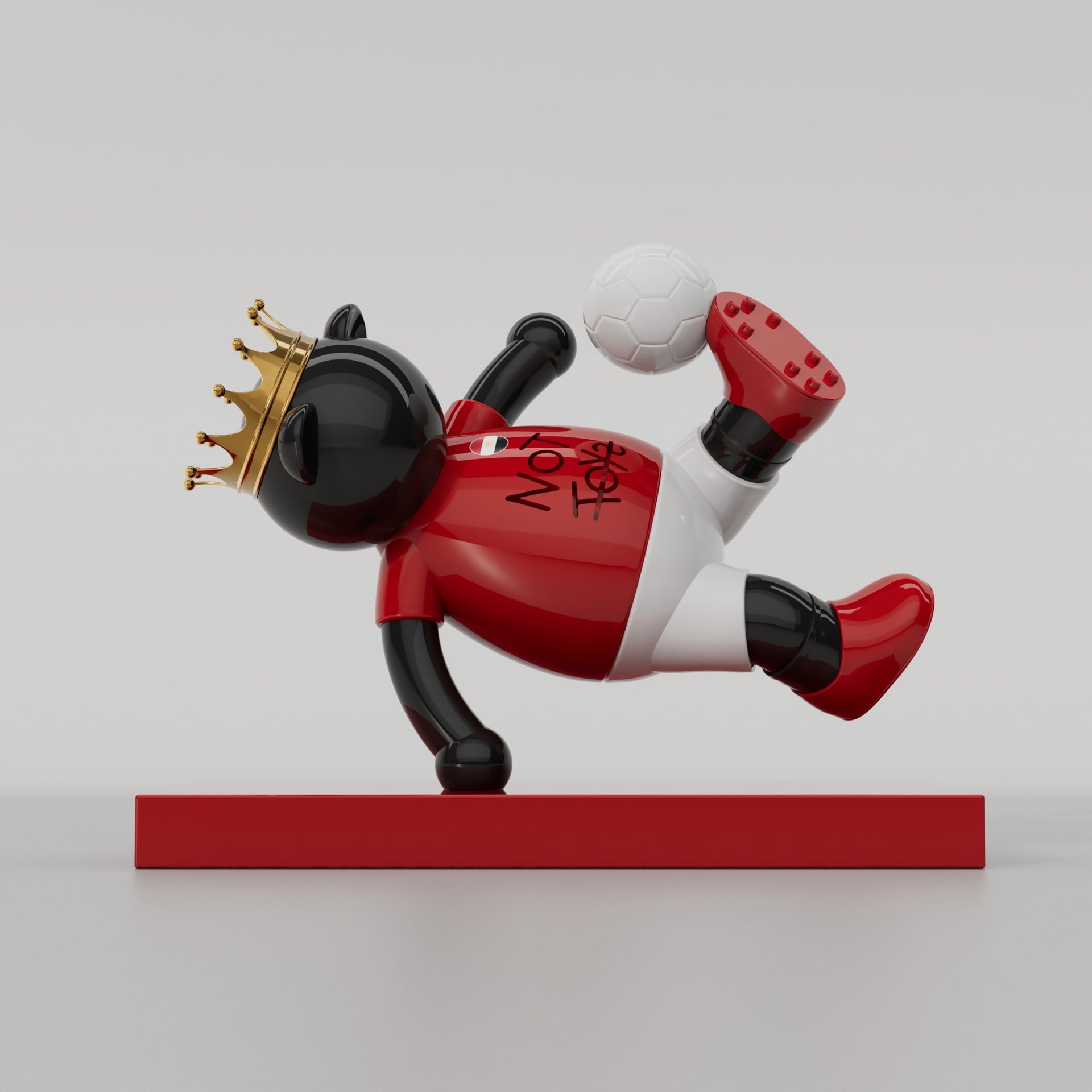 World Cup Fudge limited edition football sculpture profile